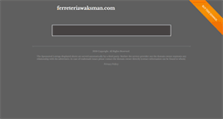 Desktop Screenshot of ferreteriawaksman.com